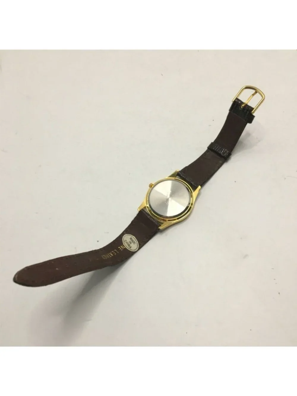 Mug Rootbeer Promotional Watch Gold Tone Leather Band